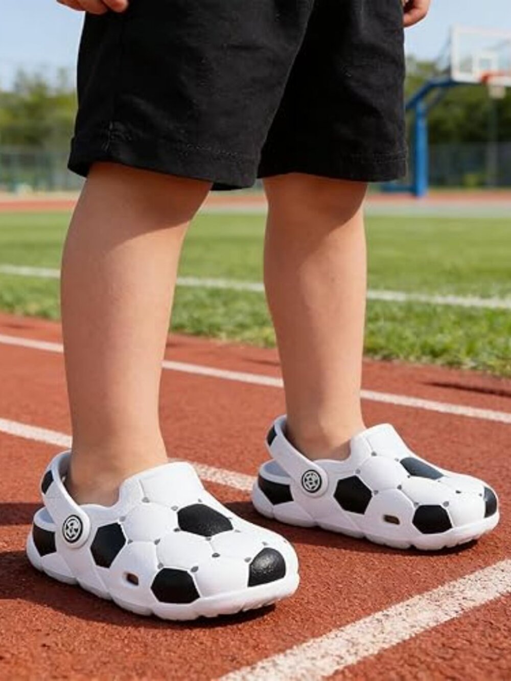 Kids Sports Clogs Boys Girls Soccer Basketball Slip On Sandals Lightweight
